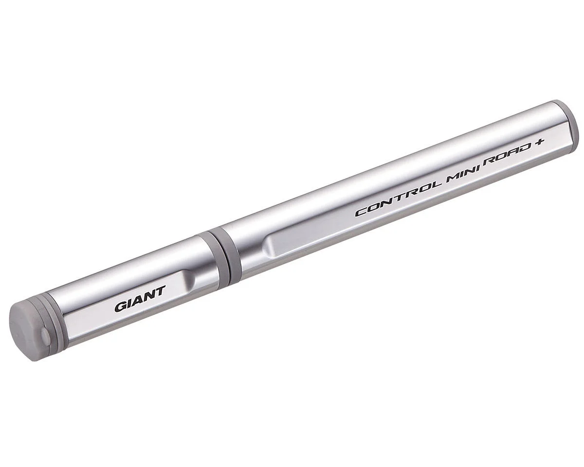 Giant Control Mini Road+ Bike Pump (Silver)